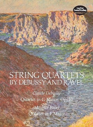 String Quartet in g Minor op.10 (Debussy) and String Quartet in f Major (Ravel) score