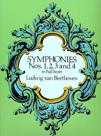 Symphonies nos. 1, 2, 3 and 4 for orchestra score