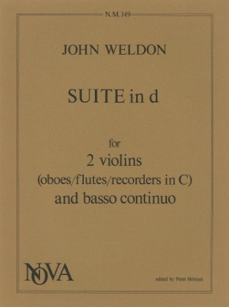 J Weldon Suite in D minor violin duet