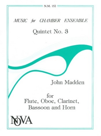 John Madden Quintet No. 3 wind quintet