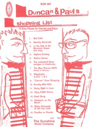 Paul Carr and Duncan Reid Duncan & Pauls Shopping List clarinet & piano