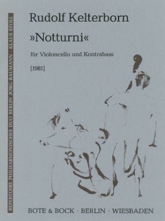 Rudolf Kelterborn Notturni cello & double bass