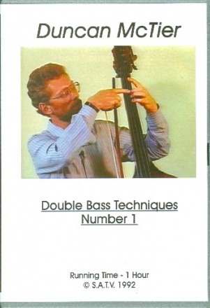 Double Bass Techniques Number 1  DVD