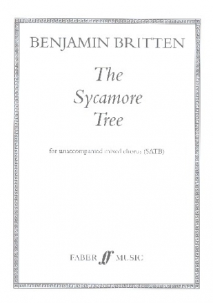 The Sycamore Tree for mixed chorus and piano score