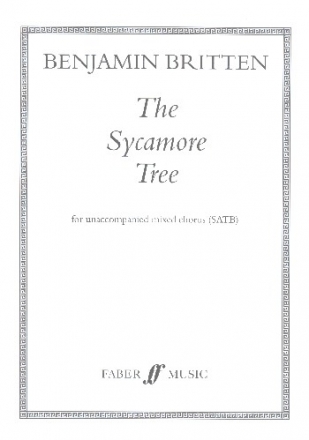 The Sycamore Tree for mixed chorus and piano score