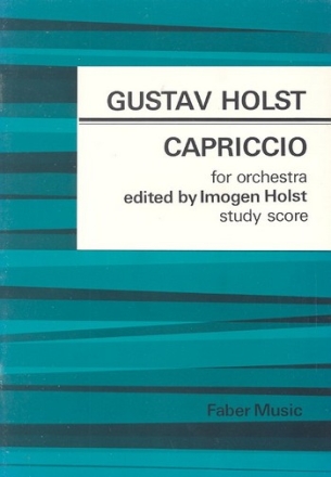 Capriccio for orchestra study score