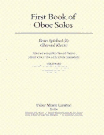 Craxton, J & Richardson, A First Book of Oboe Solos (oboe part)  Oboe and piano albums