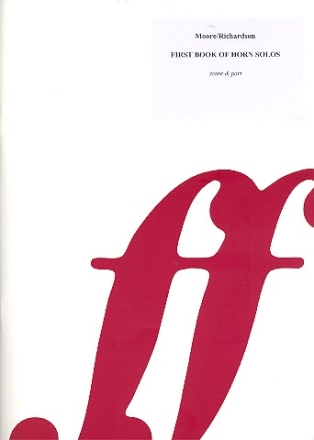 First Book of Horn Solos for horn and piano reprint
