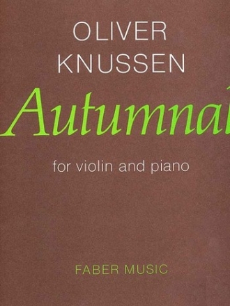 Autumnal (violin and piano)  Violin and piano
