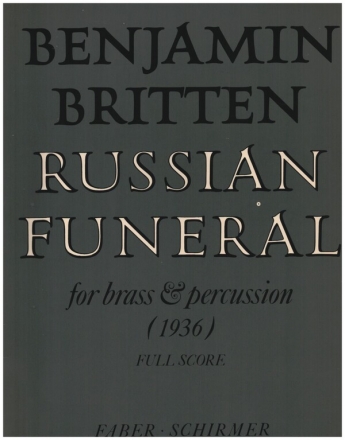 Russian Funeral for brass ensemble and percussion full score
