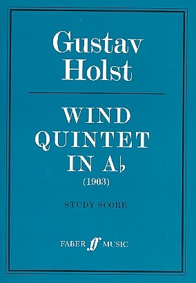 Wind Quintet a flat Major op.14 study score (1903)