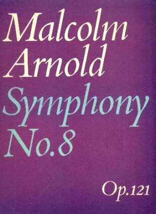 Symphony No.8 for orchestra Scores