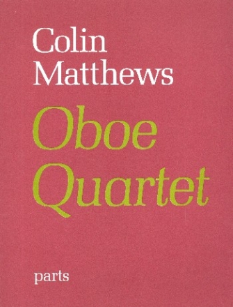 Oboe Quartet no.1 for oboe, violin, viola  and cello parts