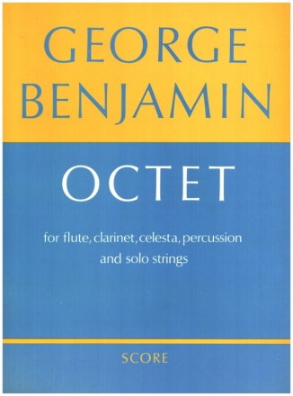 Octet for flute, clarinet, celesta, percussion and solo strings score