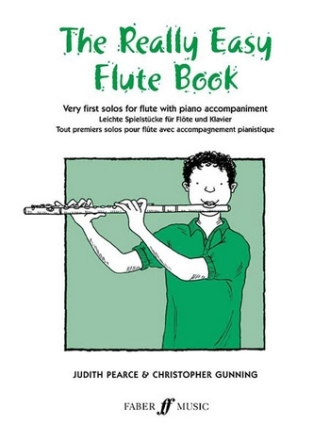 The Really Easy Flute Book for flute with piano accompaniment
