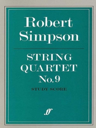 String Quartet No.9 (score)  String quartet/trio