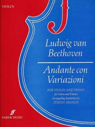 Andante con Variazioni WoO44b for violin and piano Isserlis, Steven, ed