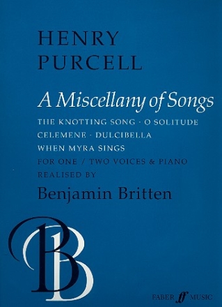 A Miscellany of Songs for 1 and 2 voices and piano