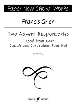 Grier, Francis Two Advent Responsories. SATB FNCW  Choral Signature Series