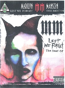 Marilyn Manson: Lest we forget (The Best of) songbook vocal/guitar/tab