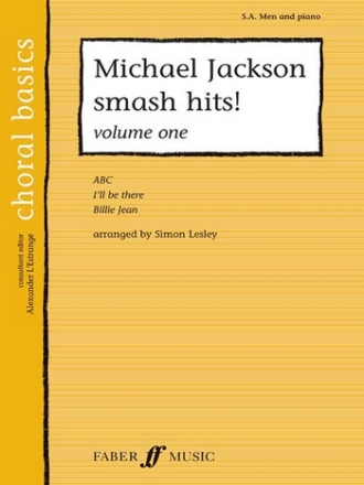 Michael Jackson Smash Hits vol.1 for mixed chorus (SAB) and piano score