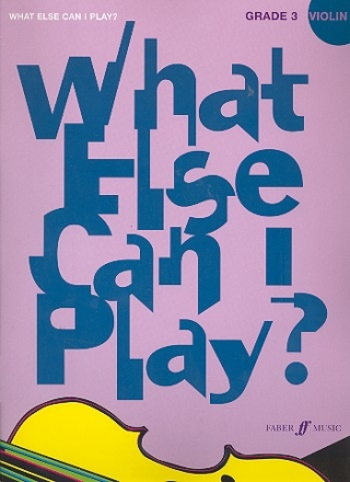What else can I play? Grade 3 for violin and piano