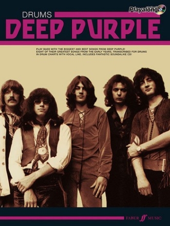 Deep Purple (+CD): Authentic Drums Playalong Songbook vocal/drums