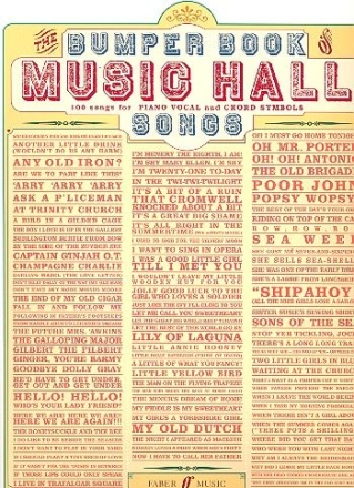 Bumper Book Music Hall: songbook piano/vocal/guitar