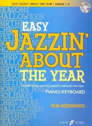 Easy Jazzin' about the Year (+CD) for piano (keyboard)