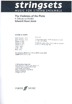 The Violinists of Pieta for string ensemble score