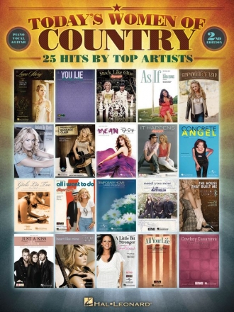 Today'S Women Of Country Z/P/Git Piano, Vocal and Guitar Buch