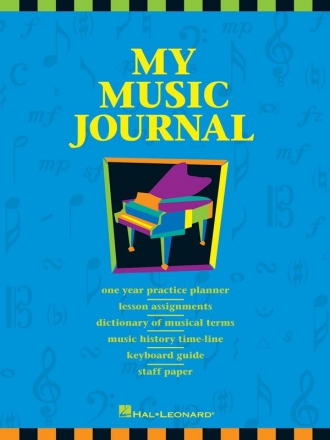 My Music Journal Klavier Buch