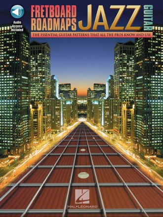 Fred Sokolow, Fretboard Roadmaps Jazz Guitar Gitarre Buch + Online-Audio