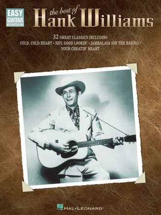 The Best of Hank Williams Gitarre Buch