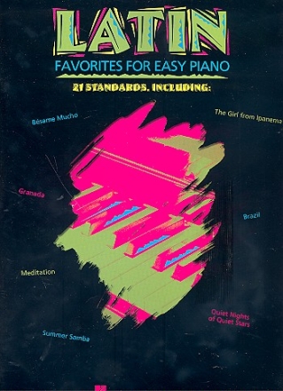 Latin Favorites: for easy piano and voice