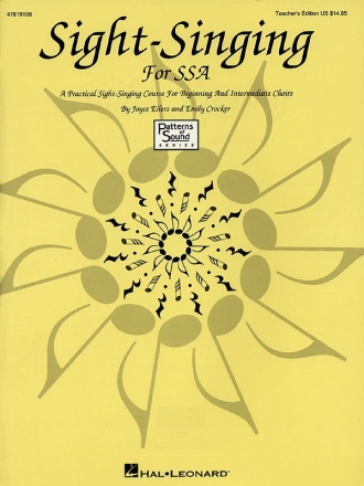 Sight-Singing   for SSA choirs Teacher's Edition