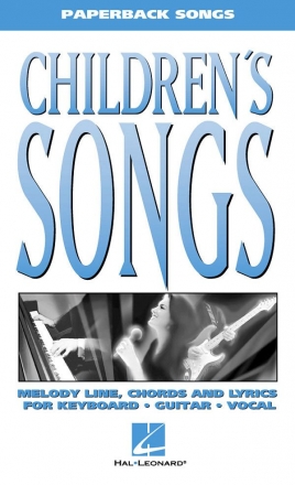 Paperback Songs, Children's Songs Melodyline, Lyrics and Chords Buch