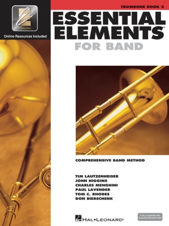 Essential Elements for Band - Book 2 with EEi Posaune Buch + Online-Audio