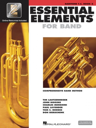 Essential Elements for Band - Book 2 with EEi Baritone TC Buch + Online-Audio