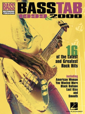 Bass Tab 1999 & 2000 Bass Guitar Buch