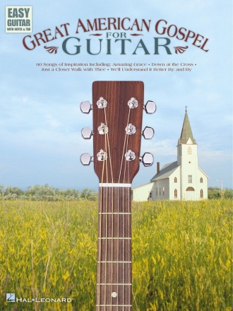 Great American Gospel for Guitar Gitarre Buch