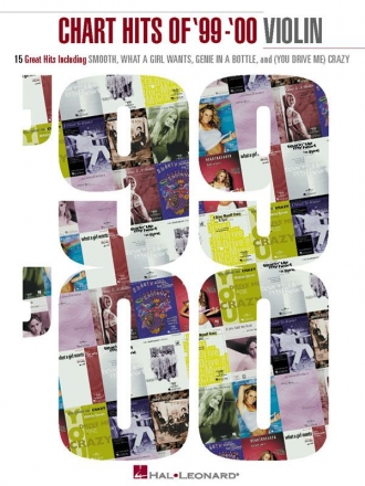 Chart Hits of '99-' Violin Buch