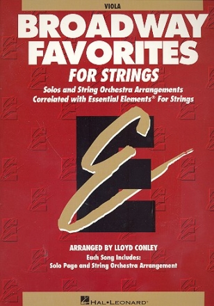 Broadway Favorites: for strings viola
