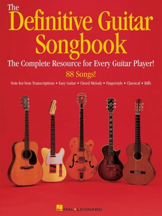 The Definitive Guitar Songbook Guitar [TAB] Buch