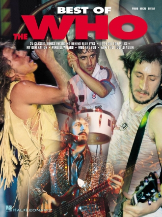 Best of the Who: Songbook piano/vocal/guitar