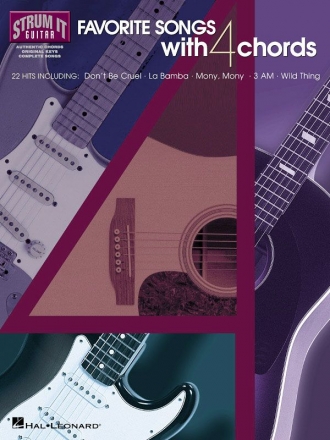 Favorite Songs with 4 Chords Gitarre Buch