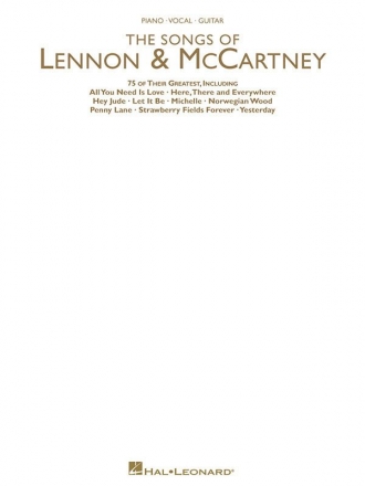 John Lennon_Paul McCartney, The Songs of Lennon & McCartney Piano, Vocal and Guitar Buch