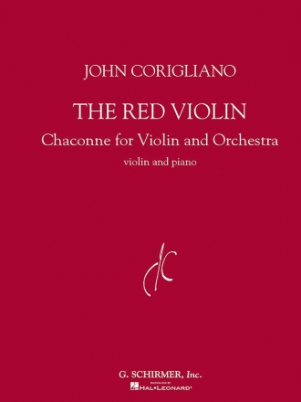 The red violin for violin and orchestra for violin and piano