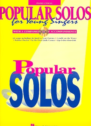 Popular Solos for young Singers (+CD): songbook piano/vocal/guitar