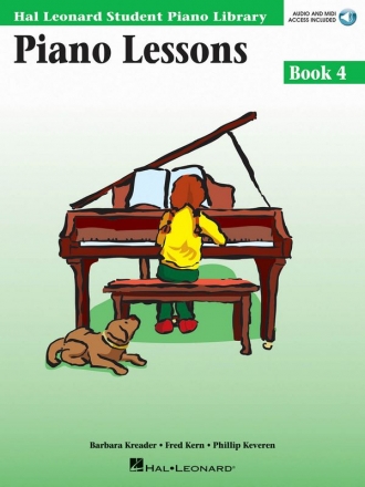 Piano Lessons Book 4 - Book with Online Audio Klavier Buch + Online-Audio